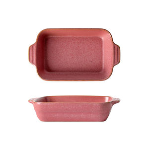 Plat de cuisson en céramique rétro créatif <span class=keywords><strong>pour</strong></span> barbecue japonais et coréen, four à pain à double anse <span class=keywords><strong>pour</strong></span> le <span class=keywords><strong>fromage</strong></span>, bol à riz au four - Product Image 6