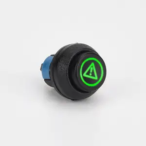 Simracer Push Button 12mm Customized Logo Momentary Water Proof Plastic Push Button Switch With Led