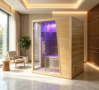 Kapsul Sauna Kayu Solid Ramah Lingkungan Omni Easy Installation Home Stress Relief Far Infrared dengan Garansi 1 Tahun