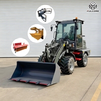 Caricatore Elettrico a Basse Emissioni di Carbonio FULCORE, Capacità di Carico 1200kg, Molteplici Accessori, Alta Efficienza, per Uso Agricolo