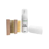 Kit de nettoyage de chaussures multifonctionnel de vente chaude nettoyant pour baskets enlever les taches de chaussures 150 ml nettoyant en mousse pour chaussures