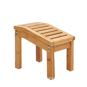 Tabouret de salle de bain en bambou Meikelin, en bois, antidérapant, pour la maison et l'hôtel - Product Image 2