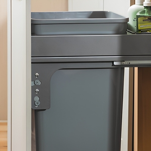 <span class=keywords><strong>Poubelle</strong></span> de <span class=keywords><strong>cuisine</strong></span> coulissante double intégrée de haute qualité au design moderne, en plastique écologique, à pression, pour <span class=keywords><strong>tiroir</strong></span> - Product Image 3