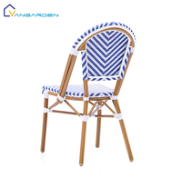 Chaises de salle à manger d'extérieur en rotin tressé, portables, empilables, légères, pour fêtes, patios, événements, jardins, usage commercial, en gros, personnalisables, pour balcons