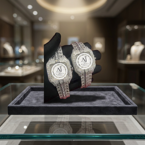 Reloj de Lujo para Hombre con Caja Cuadrada Iced Out, Estilo Hip Hop, con Diamantes de Moissanita, Acero Inoxidable y Cierre Oculto, Movimiento de Cuarzo - Product Image 1