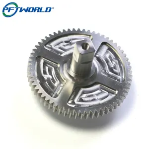Engranaje interno helicoidal Supr de fabricación de metal mecanizado de acero inoxidable CNC personalizado