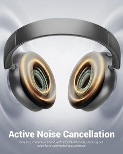 หูฟังไร้สายแบบไฮบริด ANC สำหรับเล่นเกมส์ แบบครอบหู ขายส่ง - Product Image 4