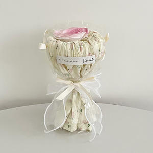 Un singolo bouquet di <span class=keywords><strong>rose</strong></span> creativo rotondo fiore di sapone artificiale per dare un regalo di compleanno alla tua ragazza - Product Image 6