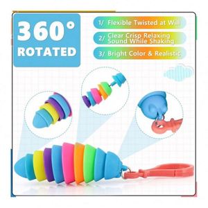 พวงกุญแจฟิดเจ็ตสปินเนอร์พลาสติกทนทาน น้ำหนักเบา ดีไซน์ทันสมัย ลายสัตว์ สกรีนโลโก้ได้ ของใช้พกพาสำหรับผู้ใหญ่ หมุนได้ 360 องศา ลื่นไหล - Product Image 3