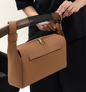 Bolsa Organizadora Universal Premium de Cuero PU para Cochecito de Bebé, Bolsa para Pañales, Organizador para Guardería, Bolsa para <span class=keywords><strong>Carrito</strong></span> de Bebé - Product Image 1