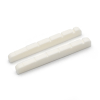 Custom 42 43X3X5MM Ox Bone Electric Guitar Nut 6-String ST Acoustic Guitar Bridge Blank Style