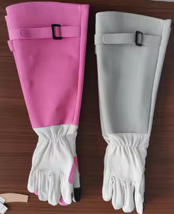 <span class=keywords><strong>Gants</strong></span> de jardinage à manches longues résistants aux perforations, <span class=keywords><strong>gants</strong></span> de jardinier en cuir pour la taille des roses - Product Image 4