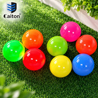 Balles de golf LED personnalisées, brillantes dans le noir, multicolores, lumineuses, pour le golf de nuit