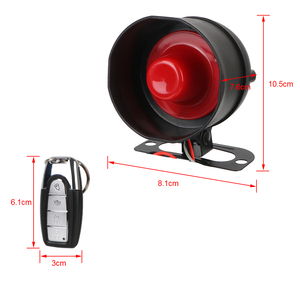 Sistem <span class=keywords><strong>Alarm</strong></span> maling sepeda motor 12V, aksesori sepeda pengontrol kunci Remote Control dengan klakson perlindungan keamanan mobil pintar - Product Image 2