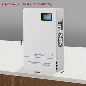 ระบบแบตเตอรี่เก็บพลังงาน<span class=keywords><strong>แสงอาทิตย์</strong></span>51.2V ในครัวเรือน LiFePO4 100Ah พร้อมการป้องกันแบบบูรณาการพร้อมการติดตั้ง - Product Image 3