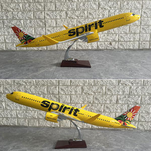 โมเดลเครื่องบินเรซิ่นขนาดใหญ่ 88 ซม. สเกล 1:50 ของสายการบินสปิริต รุ่น <span class=keywords><strong>A320neo</strong></span> - ของตกแต่ง - Product Image 2