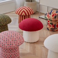 Tabouret Champignon Design – Écologique, Portable, pour Salon, Chambre, Chaise d'Appoint pour Enfants, Idéal Maison et Appartement