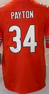 Maillot de football américain pour enfants, cousu # 34 <span class=keywords><strong>Payton</strong></span> # Collection complète 18 Williams pour garçons et filles, respirante, résistante aux déchirures, séchage rapide - Product Image 4