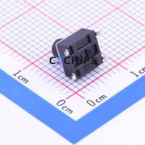 KAN0642-0701B-L Tactile Switch SMD-4P,6x6mm Switch Single Pole Single Throw Round Button Vertical Mount 6mm - Product Image 2
