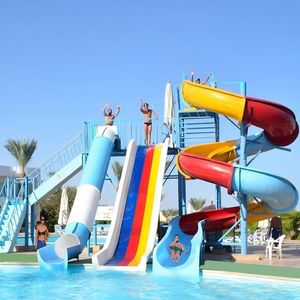Vui chơi giải trí công viên Rides sản xuất trong Thượng Hải waterslides để mua Miễn phí thiết kế nước sân chơi sợi thủy tinh Nước toboggan trượt - Product Image 5