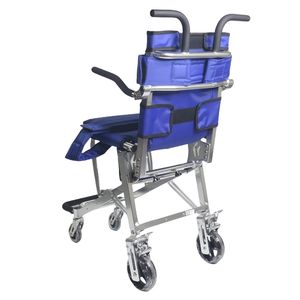 Sedia a Rotelle Portatile Approvata dalle Compagnie Aeree, Capacità di Carico 100kg con Braccioli Ribaltabili - Product Image 5