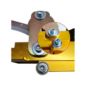 Plancheuse de bord pour tuyaux PE 110-400, outil de découpe pour conduites en plastique - Product Image 4
