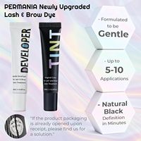 Kit Pewarna Alis Vegan Label Pribadi Khusus Warna Hitam Krim Semi-Permanen Kit Pewarna Alis Hibrida Profesional Kit Pewarna Bulu Mata Profesional
