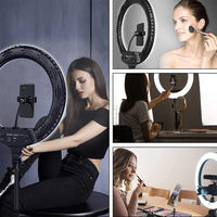 Grosir lampu ring led fotografi 18 inci 12 14 18 21 inci, lampu ring led fotografi tiktok, lampu pengisian video hidup, lampu fotografi kustom