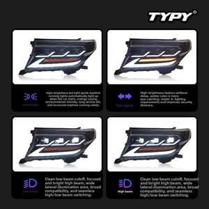 ชุดไฟหน้า LED TYPY 12V ใหม่ สำหรับรถยนต์แลนด์ครุยเซอร์ ปี 2008-2015 พร้อมไฟวิ่งกลางวันและไฟเลี้ยวแบบไหล - Product Image 4