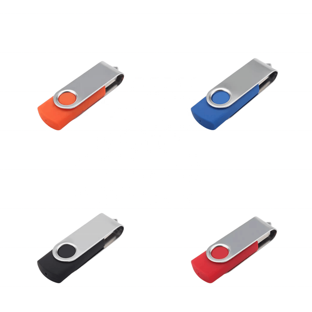 Metal Rotating USB Flash Drive USB2.0 4GB/8GB/16GB/32GB