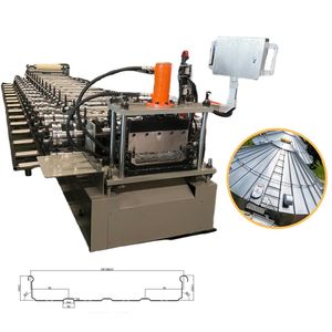 New Arrival nhôm galvalume SSR loại thẳng giảm dần đứng đường may Roof tấm cuộn tạo thành máy - Product Image 1