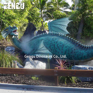 <span class=keywords><strong>Parc</strong></span> à thème dinosaure réaliste 3D Dragon intérieur métal caoutchouc pour centre commercial <span class=keywords><strong>parc</strong></span> d'aventure aéroport garderie école maternelle - Product Image 2