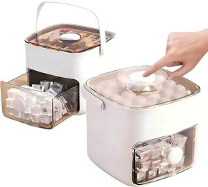 Herramienta Imprescindible para el Verano: Molde para Hacer y Dividir Hielo, Práctica Herramienta para Hacer Hielo en Casa, Molde para Hielo en Cubitos - Product Image 1