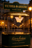 Kiosque de vente au détail personnalisé de luxe et écologique pour événements extérieurs et stands mobiles vintage