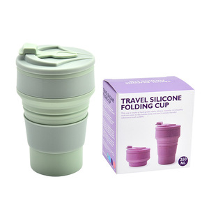 Botellas de Agua Plegables de Silicona Reutilizables Libres de BPA, Botella de Agua Deportiva Plegable a Prueba de Fugas para Viajes, Botella Plegable de Silicona - Product Image 4