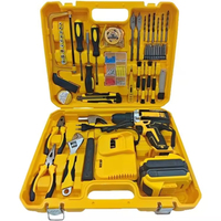 Kits d'outils de perçage électriques multifonctionnels 21V, perceuses sans fil portables, tournevis, perceuses électriques manuelles, Furadeira