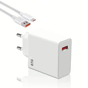 67W Super Fast <b>Charger</b> for MI <b>Charger</b> USB <b>C</b> PD Cell Phone Charging - Product Image 2