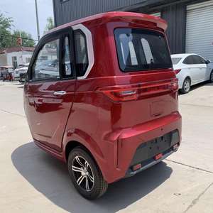 Mini véhicule électrique à trois roues, carrosserie fermée, 3 sièges et dossier, pour passagers adultes - Product Image 3