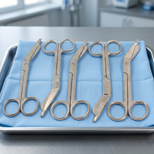 Tijeras Lister para vendajes, de acero inoxidable, curvas, de 14 cm, manuales, instrumentos quirúrgicos de trauma de alta calidad - Product Image 5