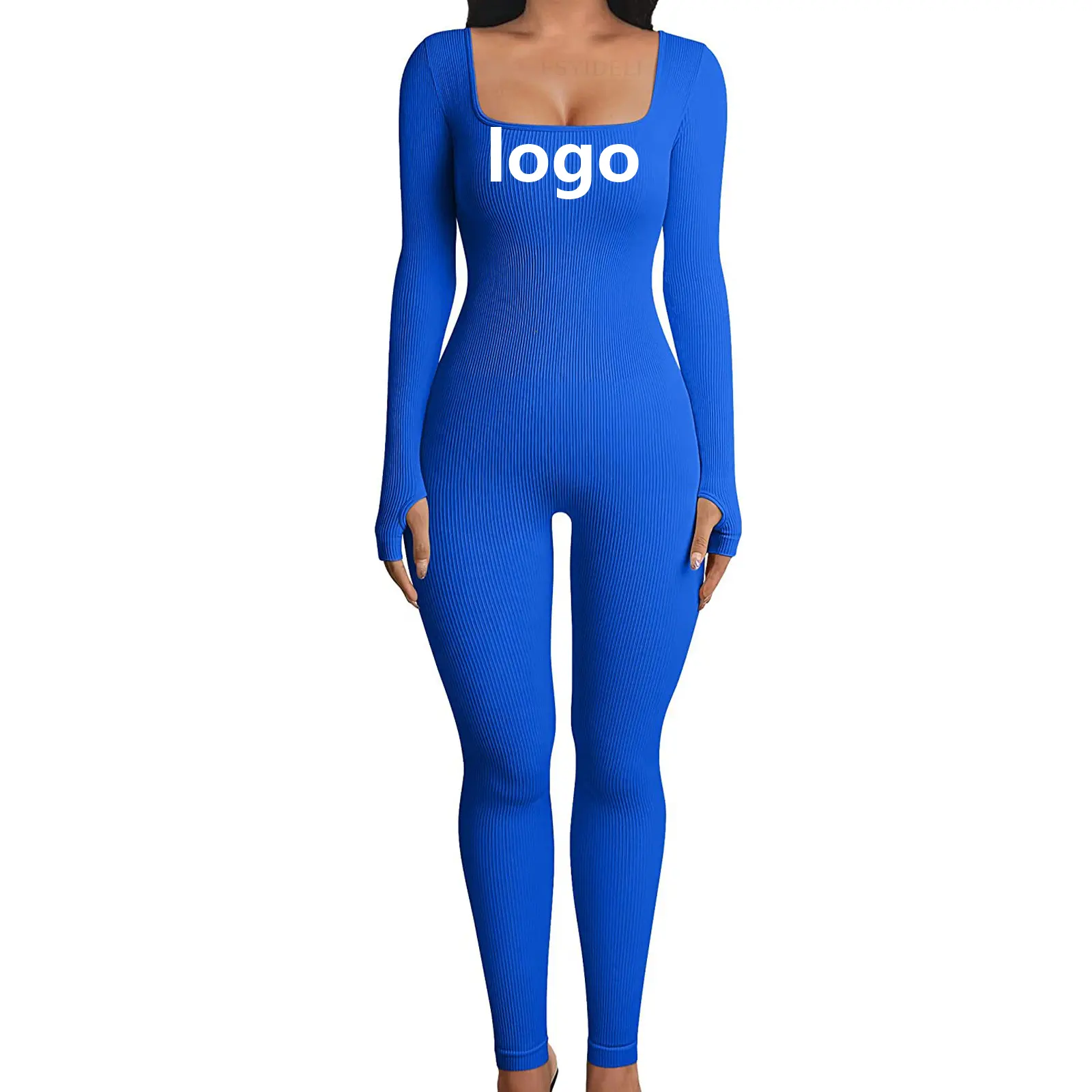 Tek parça takım elbise açık koşu spor yüksek bel spor pantolon seti kadın spor Yoga kıyafeti çabuk kuruyan setleri