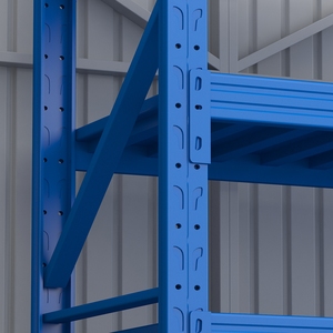 Light Duty Durable Foldable Steel Mezzanine Warehouse Shelving Rack <b>Storage</b> <b>Racking</b> <b>System</b> for Industrial Use - Product Image 6