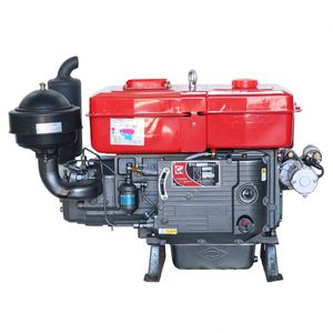 เครื่องยนต์ดีเซลไฟฟ้า ZS1125 แบบสูบเดียว 4 จังหวะ ระบายความร้อนด้วยน้ำ สตาร์ทไฟฟ้า กำลัง 28 แรงม้า สำหรับอุตสาหกรรมการเกษตร - Product Image 1