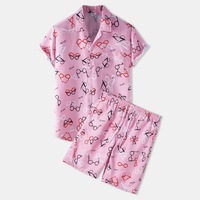 M-3XL Hawaiiaanse Serie Strandstijl Zomer Nieuwe Kraag Met Print T-Shirt Met Korte Mouwen + Strandshort 2-delig Pak