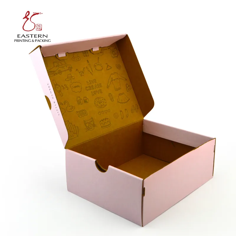 फैक्टरी सीधे थोक कस्टम क्राफ्ट नालीदार कागज शिपिंग foldable गत्ते का डिब्बा सस्ते सादे जूता पैकेजिंग बॉक्स के लिए शिपिंग