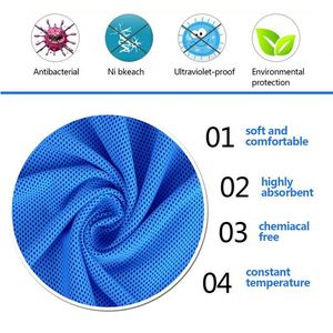 Nouvelle serviette de sport rafraîchissante instantanée en microfibre super fraîche pour la course à pied, le cyclisme et la gym - Product Image 2