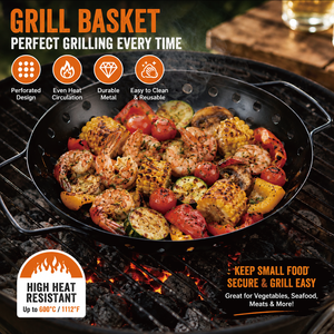 Plaque de cuisson ronde antiadhésive noire en fer pour barbecue extérieur et cuisson de viande - Product Image 3