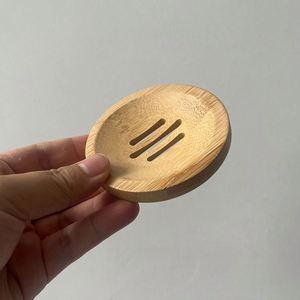 Eco-Friendly Natural <b>Bamboo</b> <b>Soap</b> <b>Dish</b> <b>Soap</b> Saver Holder <b>Soap</b> Tray Bathroom Kit - Product Image 5