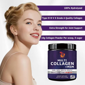 Colágeno en Polvo Multi-Colágeno OEM ODM con MSM para el Cabello, Piel, Uñas y Articulaciones de Adultos - Grado Alimenticio - Product Image 4