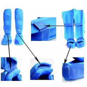 Bảo vệ cẳng chân Karate chất lượng cao, unisex, bền, thoải mái, chất liệu mút mềm, in logo tùy chỉnh, thiết bị bảo vệ cẳng chân có thể tùy chỉnh - Product Image 4