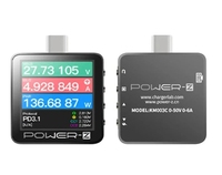 ChargerLAB POWER-Z KM003C Testeur de détecteur pour réparation mobile Protocole USB PD3.1 Gamme 48V Double courant de chargeur de tension Type-C